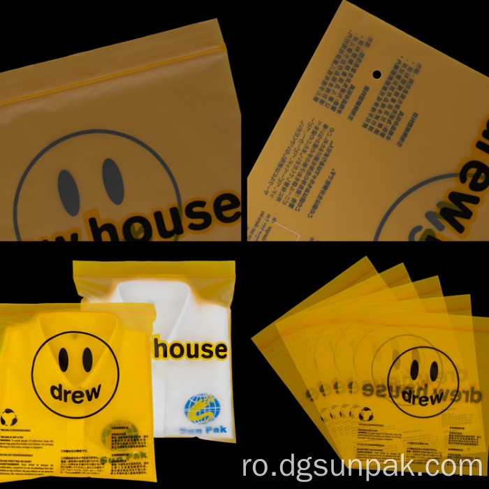 plic cu auto-sigilare ambalaj din plastic cu blocare pungi cu fermoar